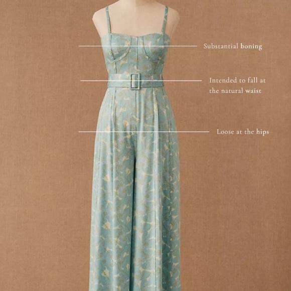 New without tags. Never worn. BHLDN x Free People Elyssa Jumpsuit - Picture 4 of 6